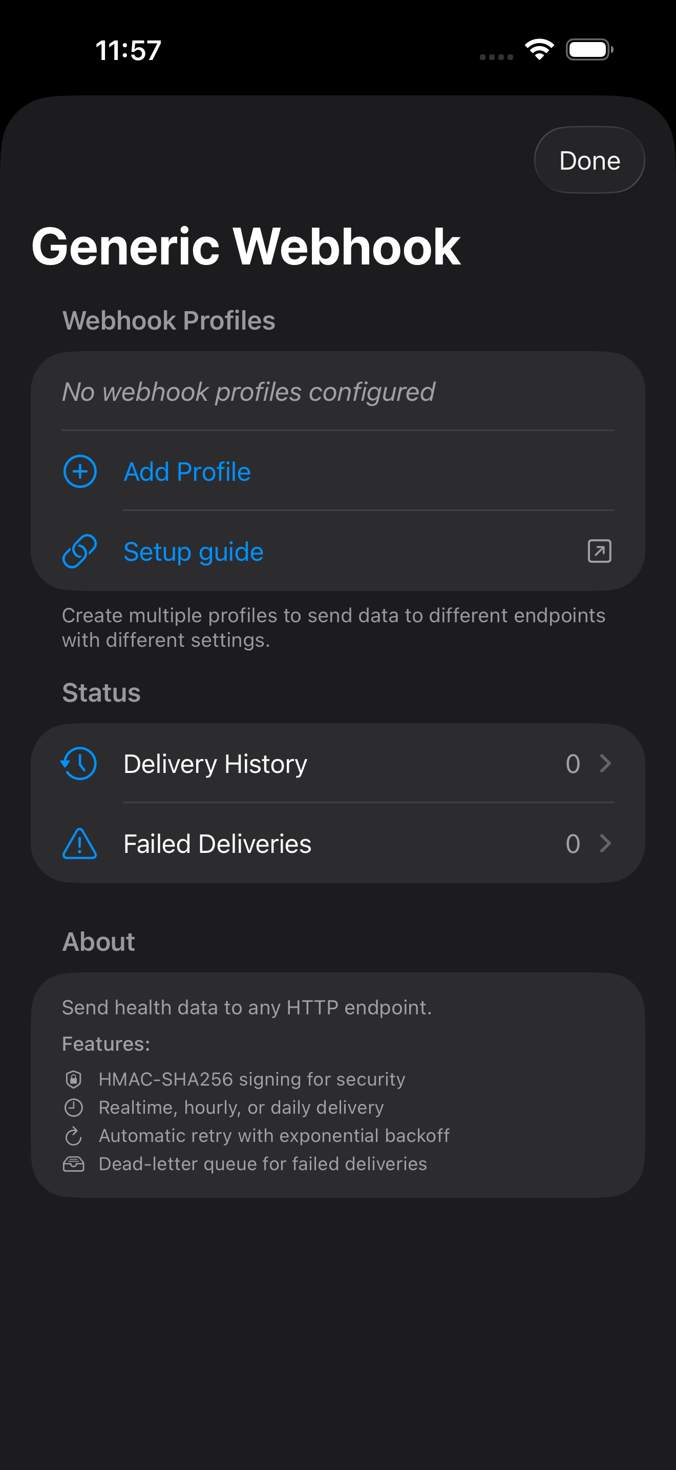 PocketSync webhook integration