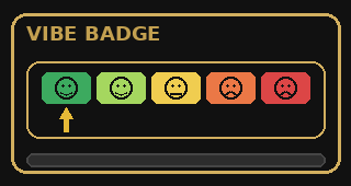 Vibe Badge Dark Mode